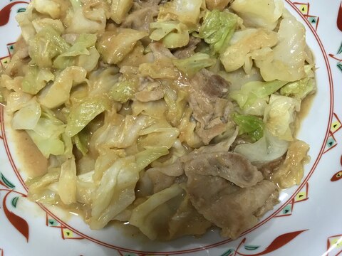 濃くうま‼キャベツの味噌炒め